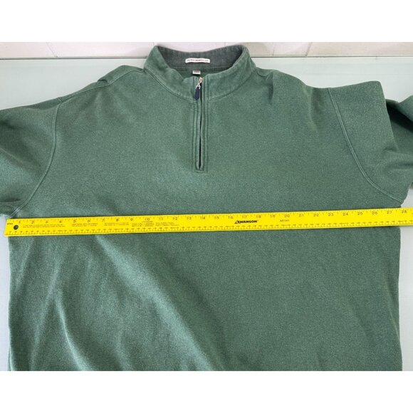 Peter Millar Sweater Mens XXL 2XL Chamois Cloth Texture Quarter 1/4 Zip Pullover - Picture 4 of 6